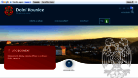 What Dolnikounice.cz website looked like in 2021 (2 years ago)