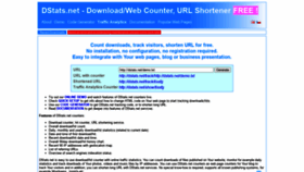 What Dstats.net website looked like in 2021 (4 years ago)
