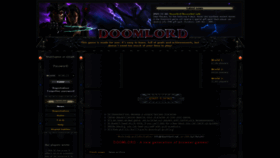 What Doomlord.net website looked like in 2021 (2 years ago)