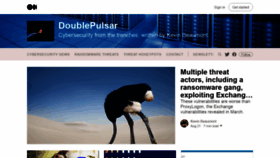 What Doublepulsar.com website looked like in 2021 (2 years ago)