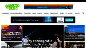 What Deolhonailha.com.br website looked like in 2021 (3 years ago)