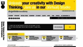 What Designthinkersacademy.com website looked like in 2021 (2 years ago)