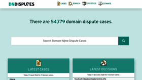 What Dndisputes.com website looked like in 2021 (2 years ago)