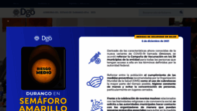 What Durango.gob.mx website looked like in 2021 (2 years ago)