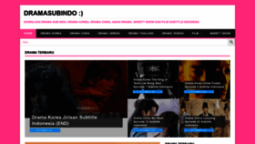 What Dramasubindo.net website looked like in 2021 (2 years ago)