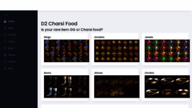What D2charsifood.com website looked like in 2021 (2 years ago)