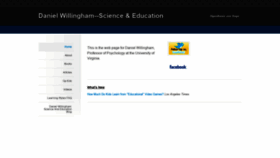 What Danielwillingham.com website looked like in 2021 (2 years ago)