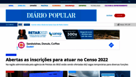 What Diariopopular.com.br website looked like in 2021 (2 years ago)