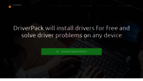 What Driverpack.io website looked like in 2021 (2 years ago)