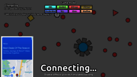 What Diep.io website looked like in 2021 (3 years ago)