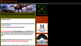 What Dinosaurisle.com website looked like in 2021 (2 years ago)