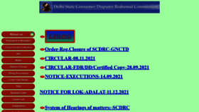 What Delhistatecommission.nic.in website looked like in 2021 (2 years ago)