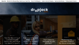 What Dropjack.com website looked like in 2021 (2 years ago)