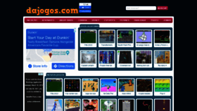 What Dajogos.com website looked like in 2021 (2 years ago)
