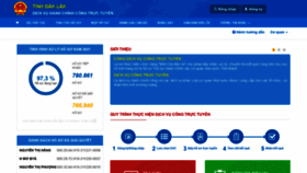 What Dichvucong.daklak.gov.vn website looked like in 2021 (2 years ago)