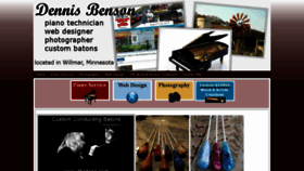 What Dennisbenson.com website looked like in 2021 (2 years ago)