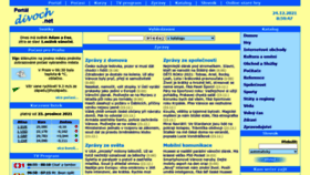 What Divoch.cz website looked like in 2021 (2 years ago)