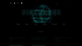 What Disturbed1.com website looked like in 2021 (2 years ago)