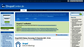 What Drupalcenter.de website looked like in 2021 (2 years ago)
