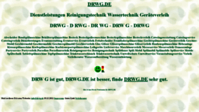 What Drwg.de website looked like in 2021 (2 years ago)