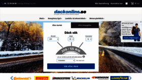 What Dackonline.se website looked like in 2022 (2 years ago)
