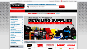 What Detailing.com website looked like in 2022 (2 years ago)