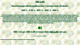 What Dhca.de website looked like in 2022 (3 years ago)