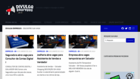 What Divulgaempregos.com.br website looked like in 2022 (2 years ago)