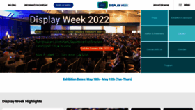 What Displayweek.org website looked like in 2022 (2 years ago)