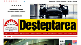 What Desteptarea.ro website looked like in 2022 (2 years ago)