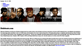 What Dolobeats.com website looked like in 2022 (2 years ago)