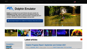 What Dolphin-emu.org website looked like in 2022 (2 years ago)