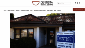 What Dentista.com.au website looked like in 2022 (2 years ago)