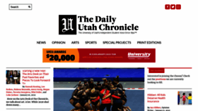 What Dailyutahchronicle.com website looked like in 2022 (2 years ago)