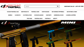 What Discountpaintball.com website looked like in 2022 (2 years ago)