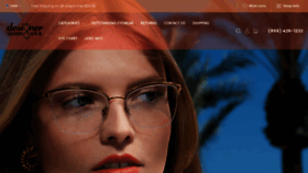 What Designerglassesusa.com website looked like in 2022 (3 years ago)