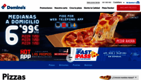 What Dominospizza.es website looked like in 2022 (2 years ago)