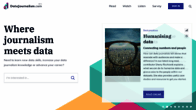 What Datajournalism.com website looked like in 2022 (2 years ago)