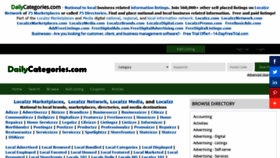 What Dailycategories.com website looked like in 2022 (3 years ago)