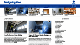 What Designingidea.com website looked like in 2022 (2 years ago)