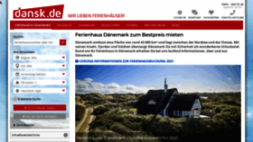 What Dansk.de website looked like in 2022 (4 years ago)