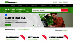 What Domena.pl website looked like in 2022 (2 years ago)