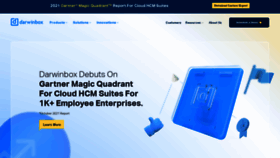 What Darwinbox.in website looked like in 2022 (3 years ago)