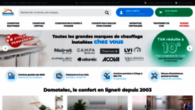 What Domotelec.fr website looked like in 2022 (2 years ago)