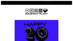 What Doughnutplant.com website looked like in 2022 (2 years ago)