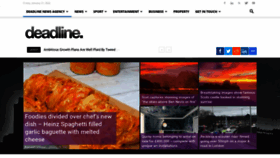 What Deadlinenews.co.uk website looked like in 2022 (2 years ago)