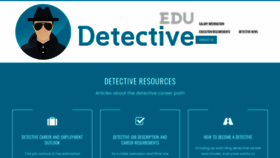 What Detective.education website looked like in 2022 (2 years ago)