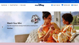 What Disneystore.com website looked like in 2022 (2 years ago)
