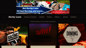 What Derbylane.com website looked like in 2022 (2 years ago)