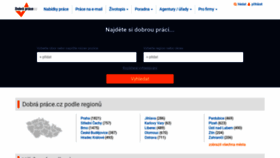 What Dobraprace.cz website looked like in 2022 (4 years ago)